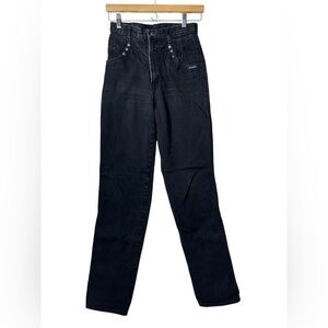 ROCKIES ROCKY MOUNTAIN clothing co denim jeans vintage 28/7 28 / 7 black
